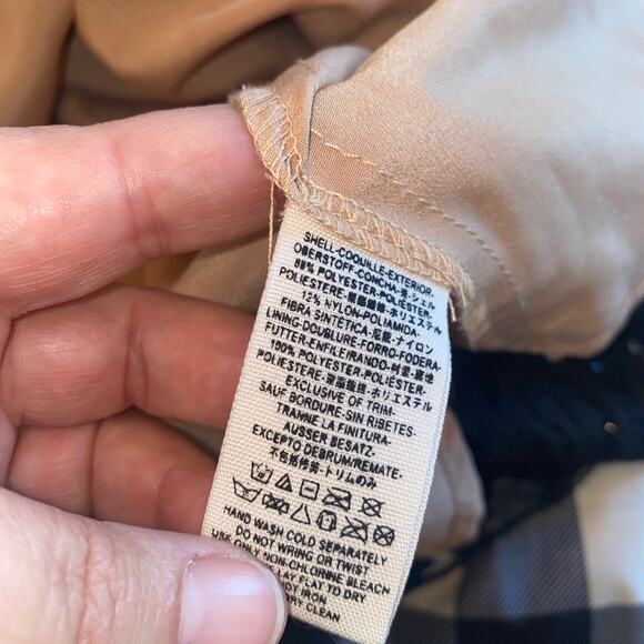 Free People Black Night Shimmer Mini Dress Sequin Sleeveless Lace Black size 4 - Picture 5 of 5